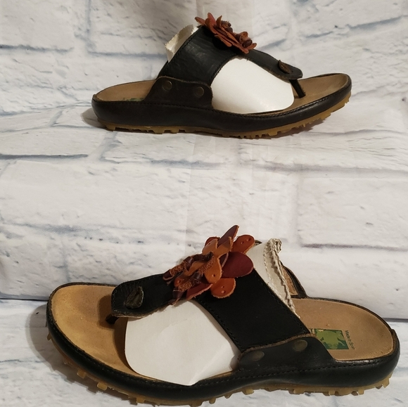 El Naturalista Sandals in Black & Browns Size 36 - Picture 2 of 8